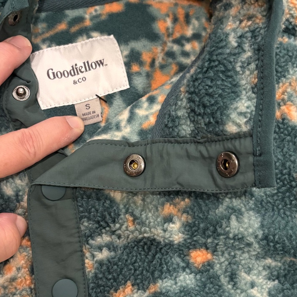 Goodfellow fleece pullover with pockets, size Small. Brand new, without tags - Picture 5 of 13